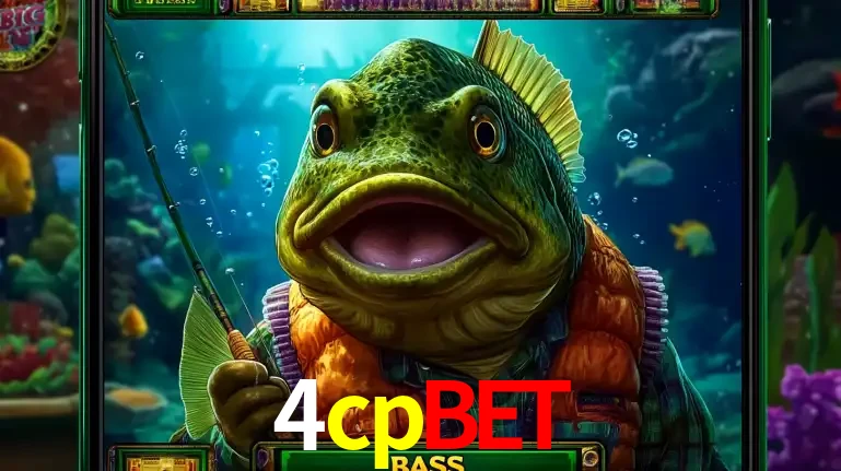 Personagem de peixe pescador do popular jogo de slot com tema de pescaria, uma das emocionantes opções de caça-níqueis para jogar e ganhar no cassino 4cpbet.